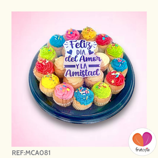 Minicupcakes DIA DEL AMOR Y AMISTAD REF: MCA081