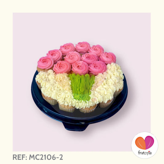 Minicupcakes en forma de rosas REF: MC2106-2