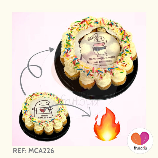 Minicupcakes BURNCAKE COBRATE REF: MCA226