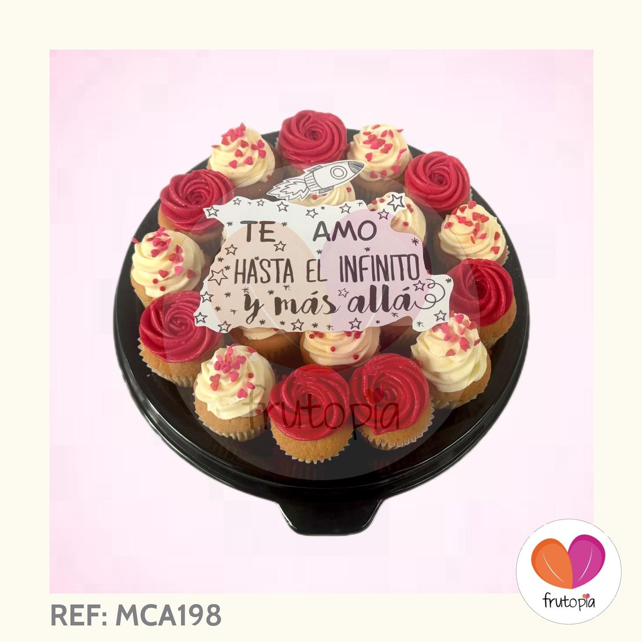 Minicupcakes "TE AMO HASTA EL INFINITO Y MAS ALLÁ" REF: MCA198