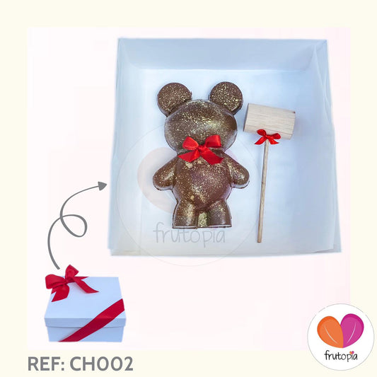 Oso grande de chocolate relleno con dulces REF: CH002