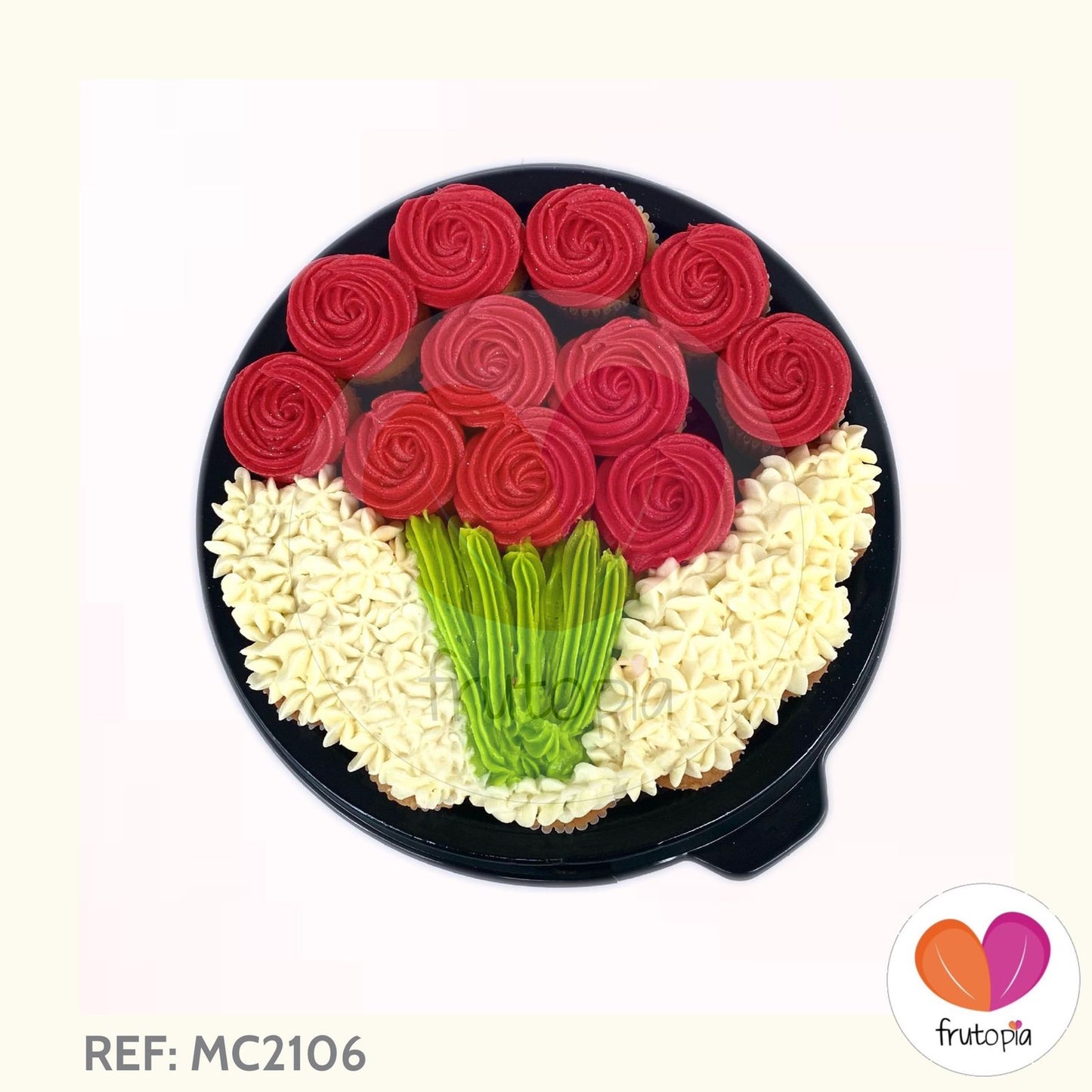 Minicupcakes en forma de rosas REF: MC2106