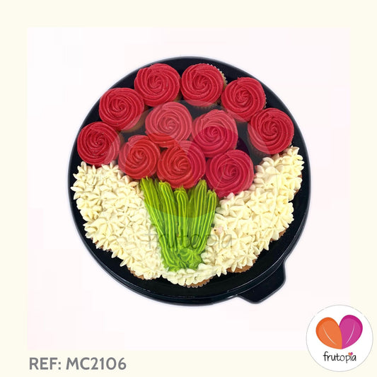 Minicupcakes en forma de rosas REF: MC2106