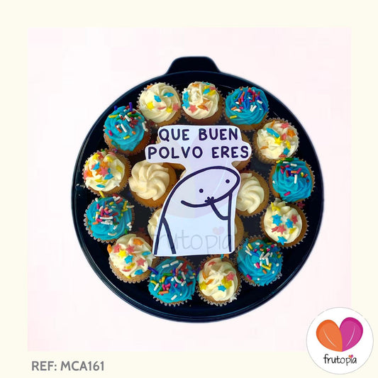 Minicupcakes "Que buen polvo eres" REF: MCA161