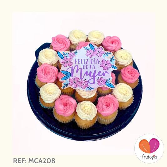 Minicupcakes DIA DE LA MUJER REF: MCA208