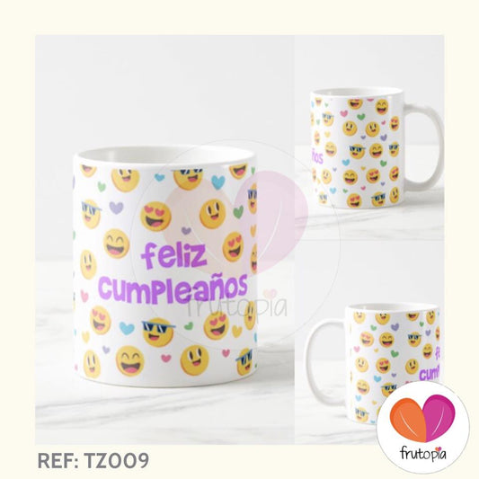 Taza Feliz cumpleaños REF: TZ009