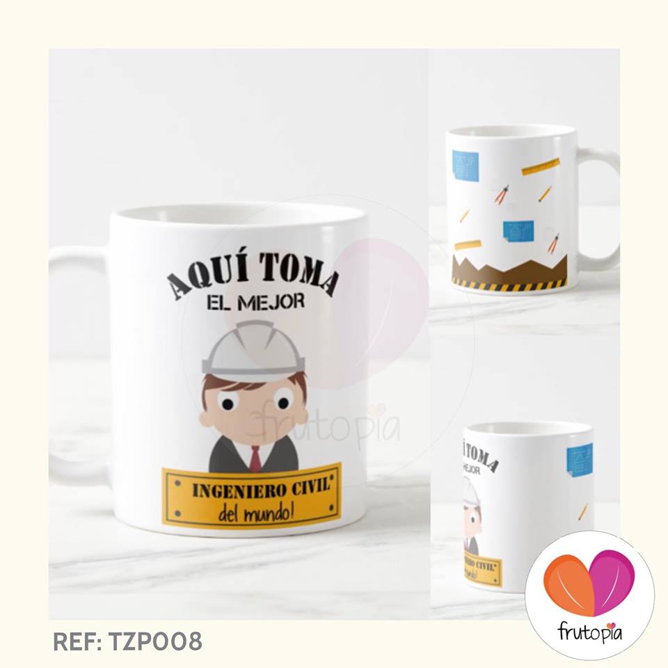 Taza El mejor ingeniero civil del mundo REF: TZP008