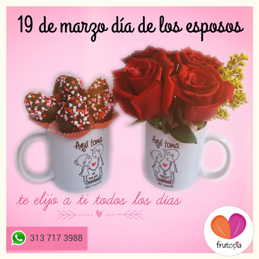 Taza "El mejor esposo" "La mejor esposa"